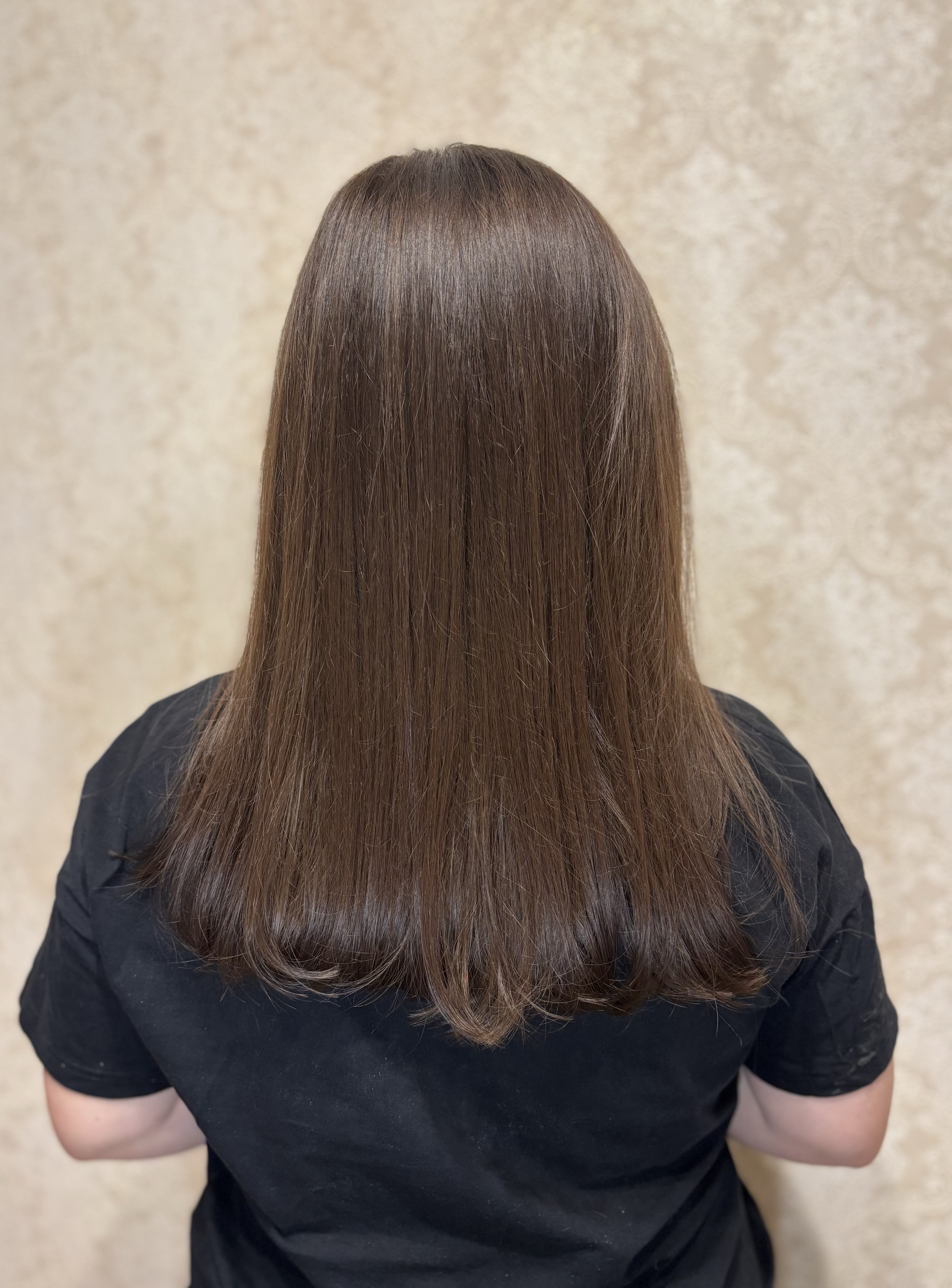 После окрашивания