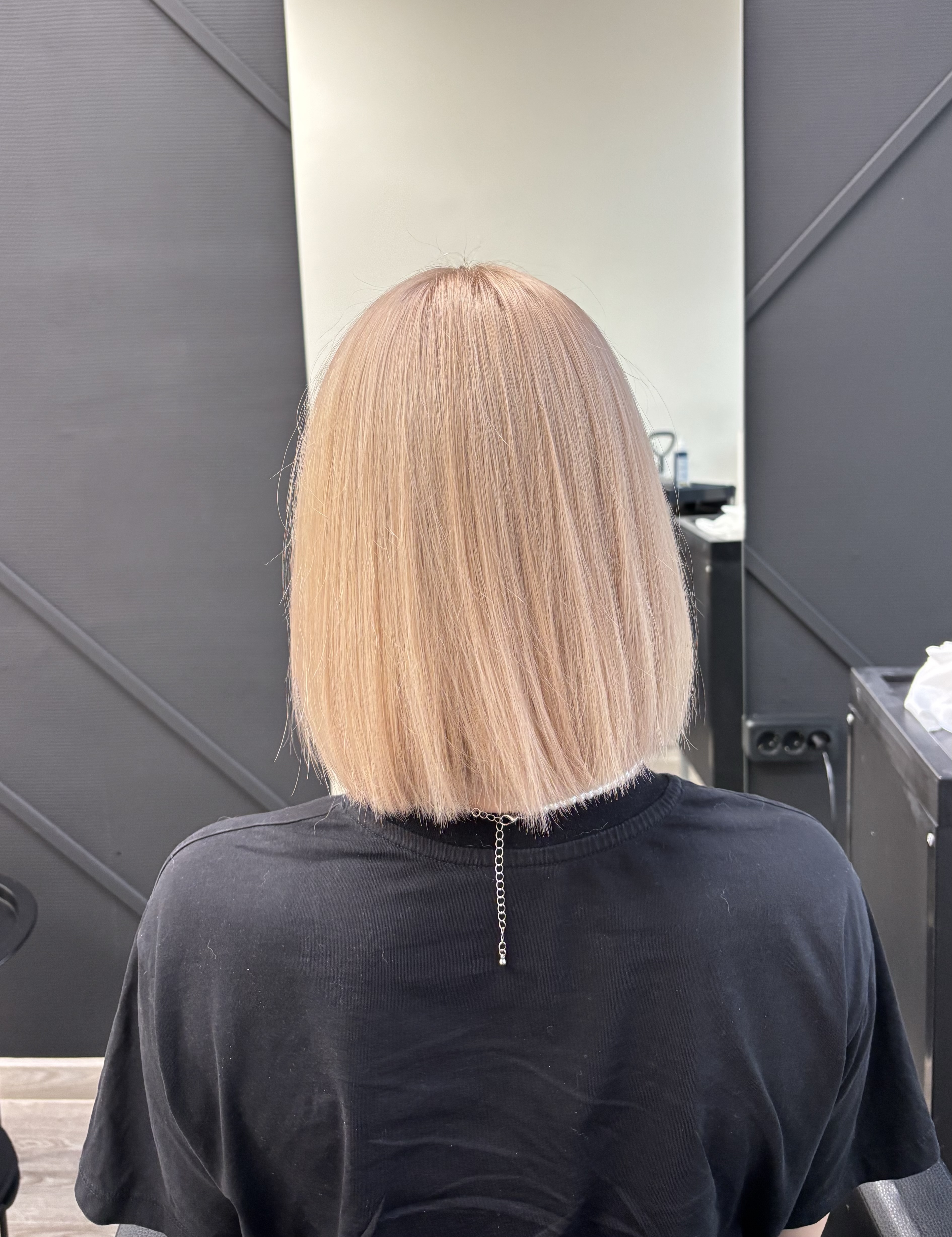 После окрашивания