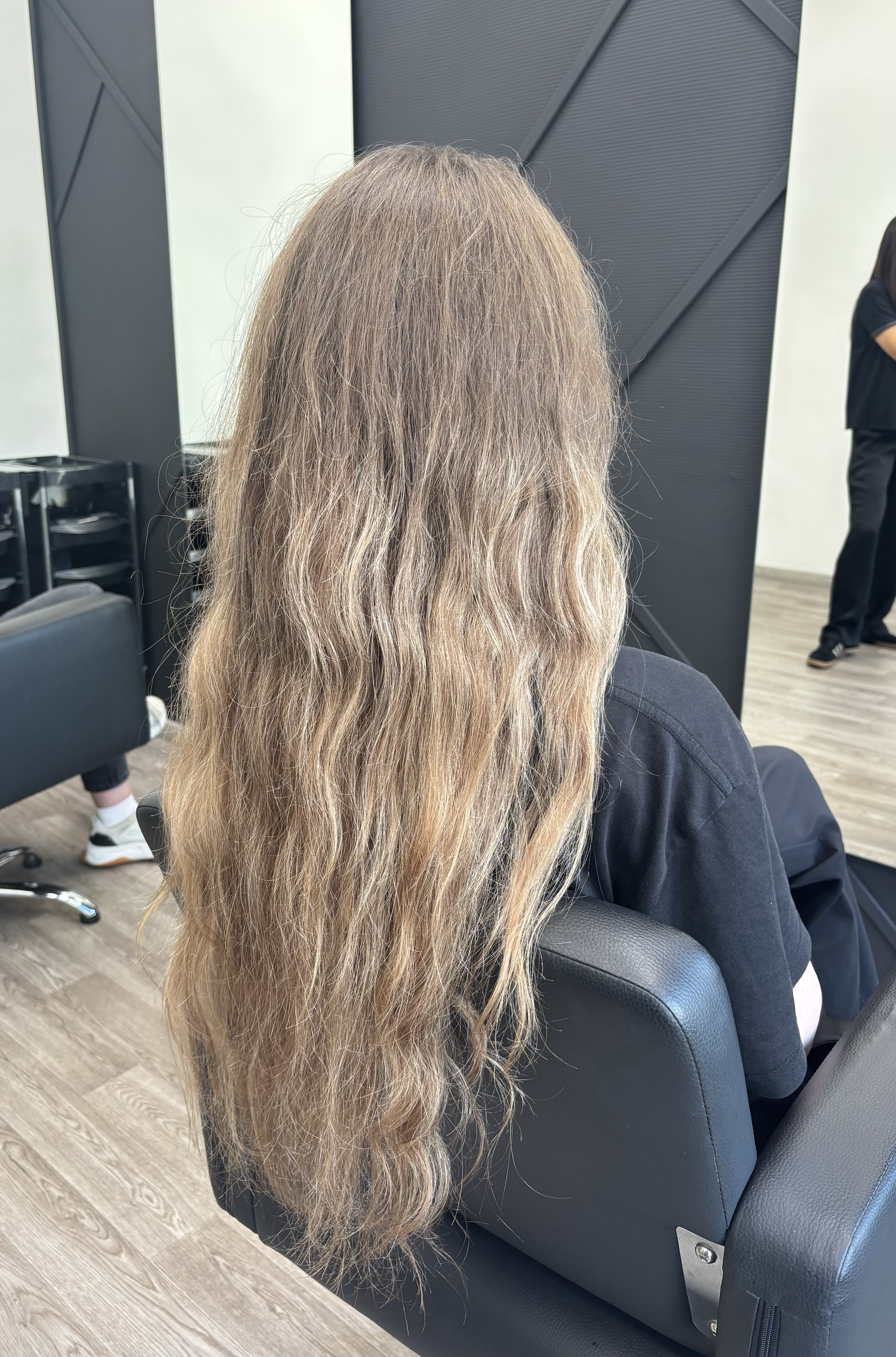 До окрашивания