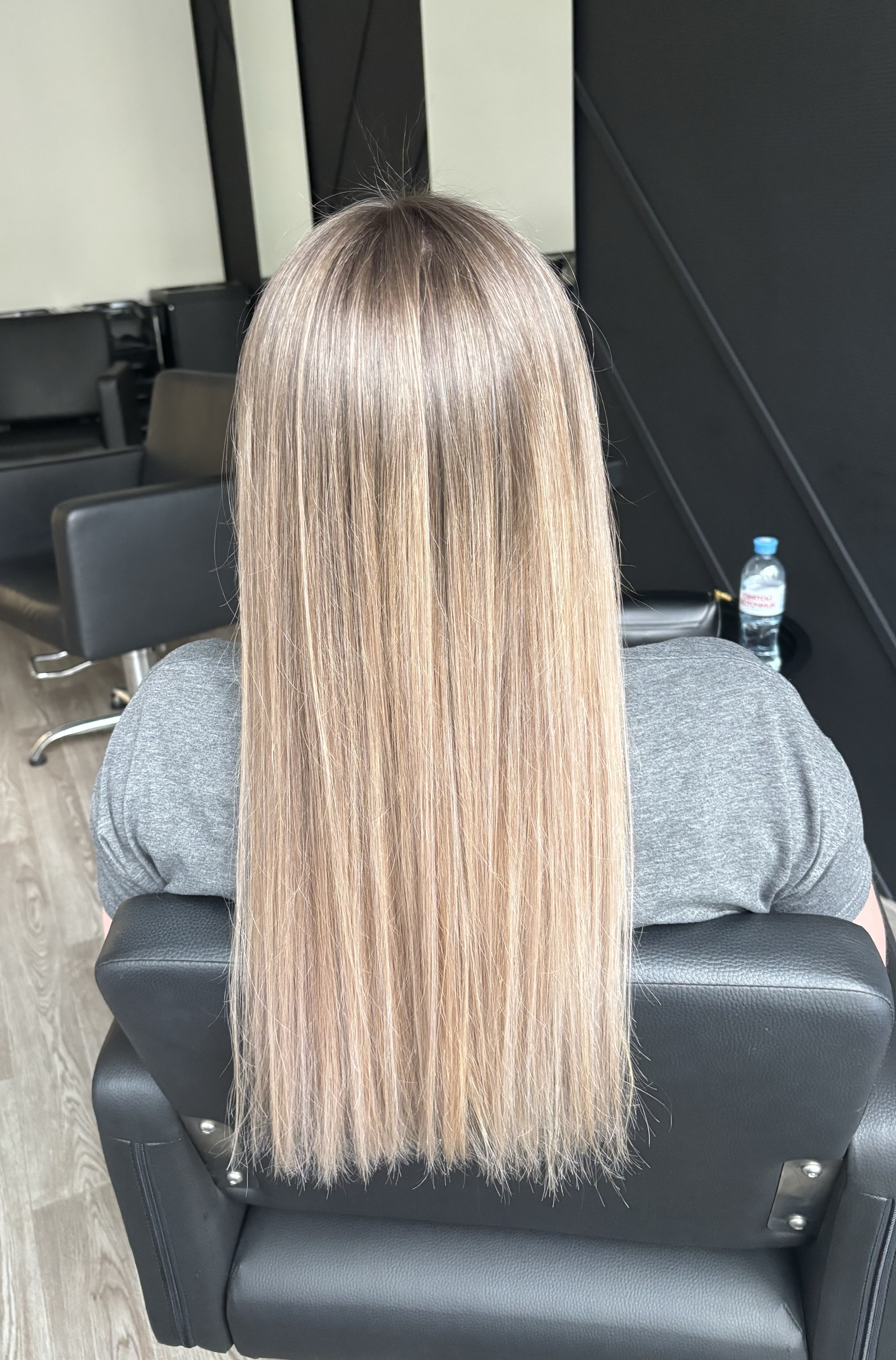 После окрашивания