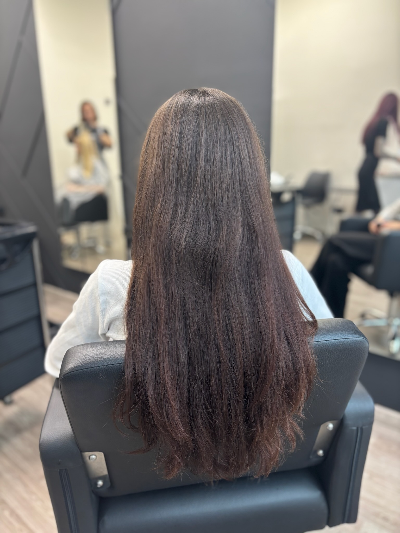 До окрашивания