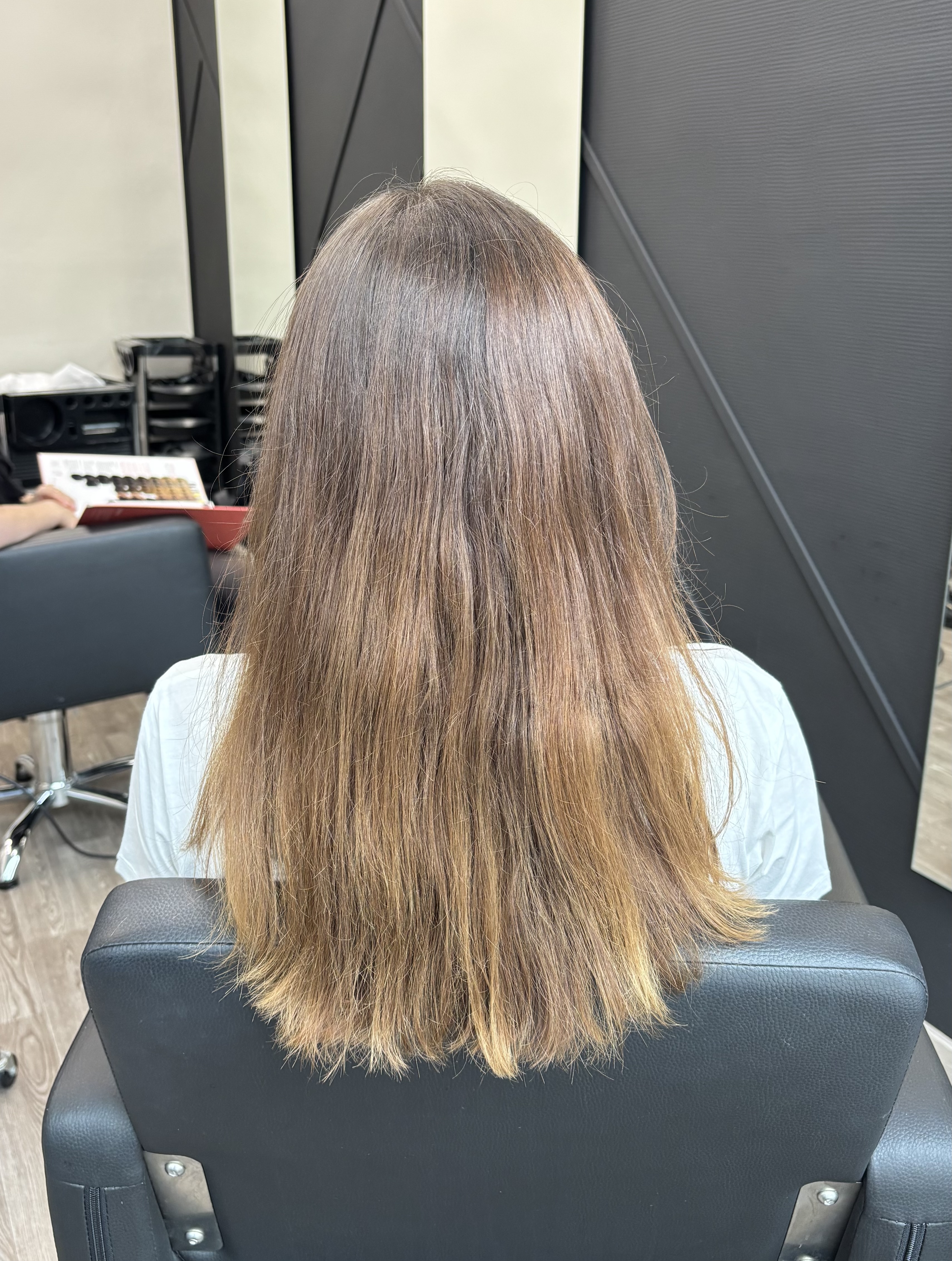 До окрашивания